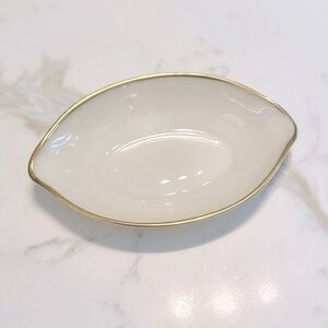 Lenox Trinket Dish-Excellent Condition-Lemon/Peanut Shape-Serving or Trinket.